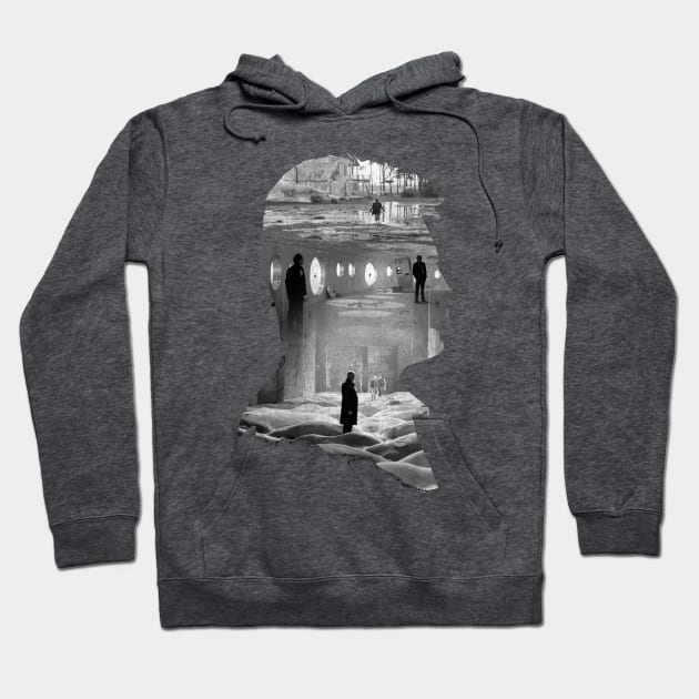 Andrei Tarkovsky Collage Hoodie by burrotees